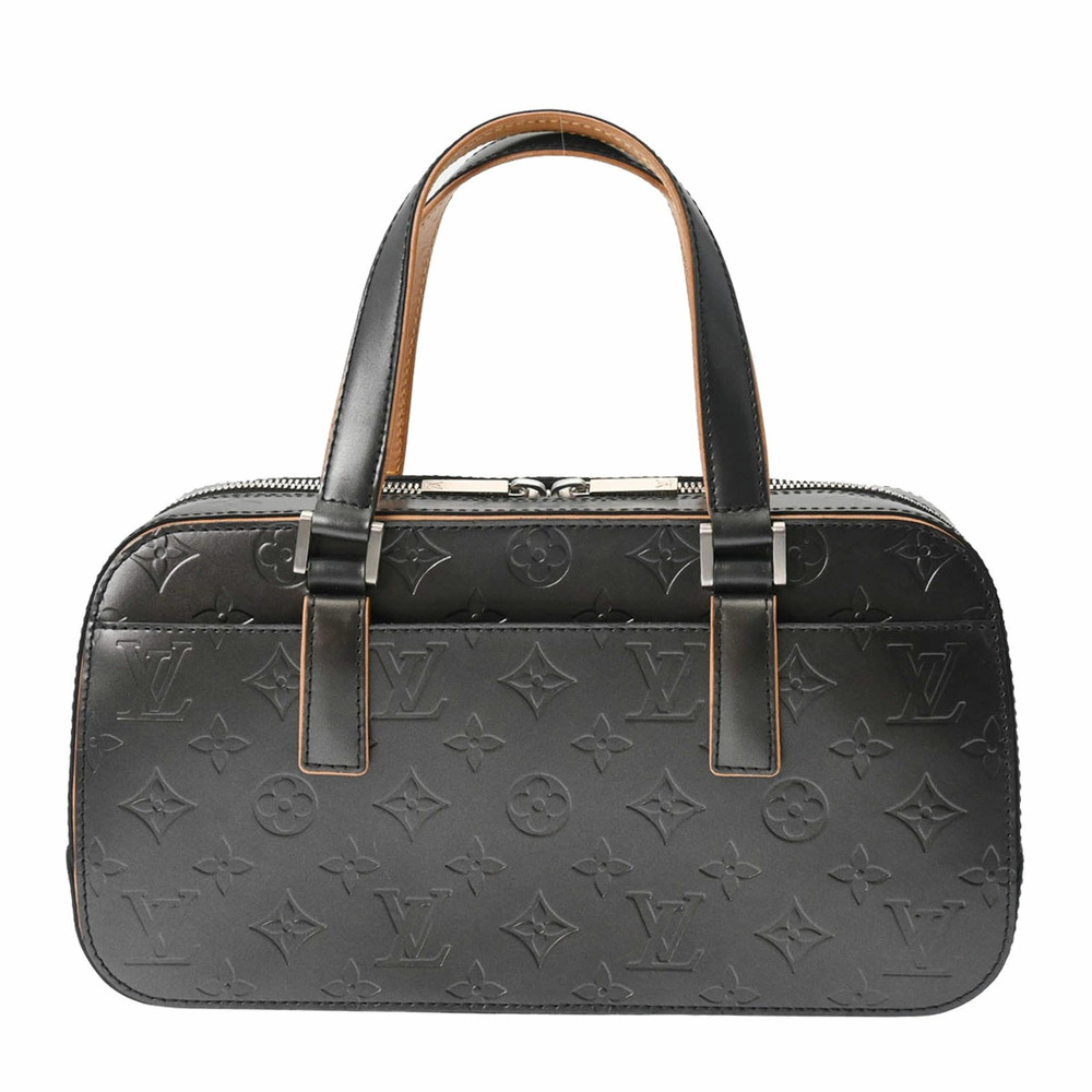 LOUIS VUITTON Monogram Matte Shelton Black Handbag